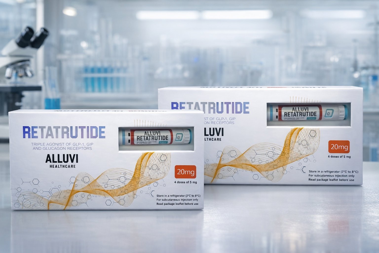 Alluvi Retatrutide 20mg x2 Bundle UK